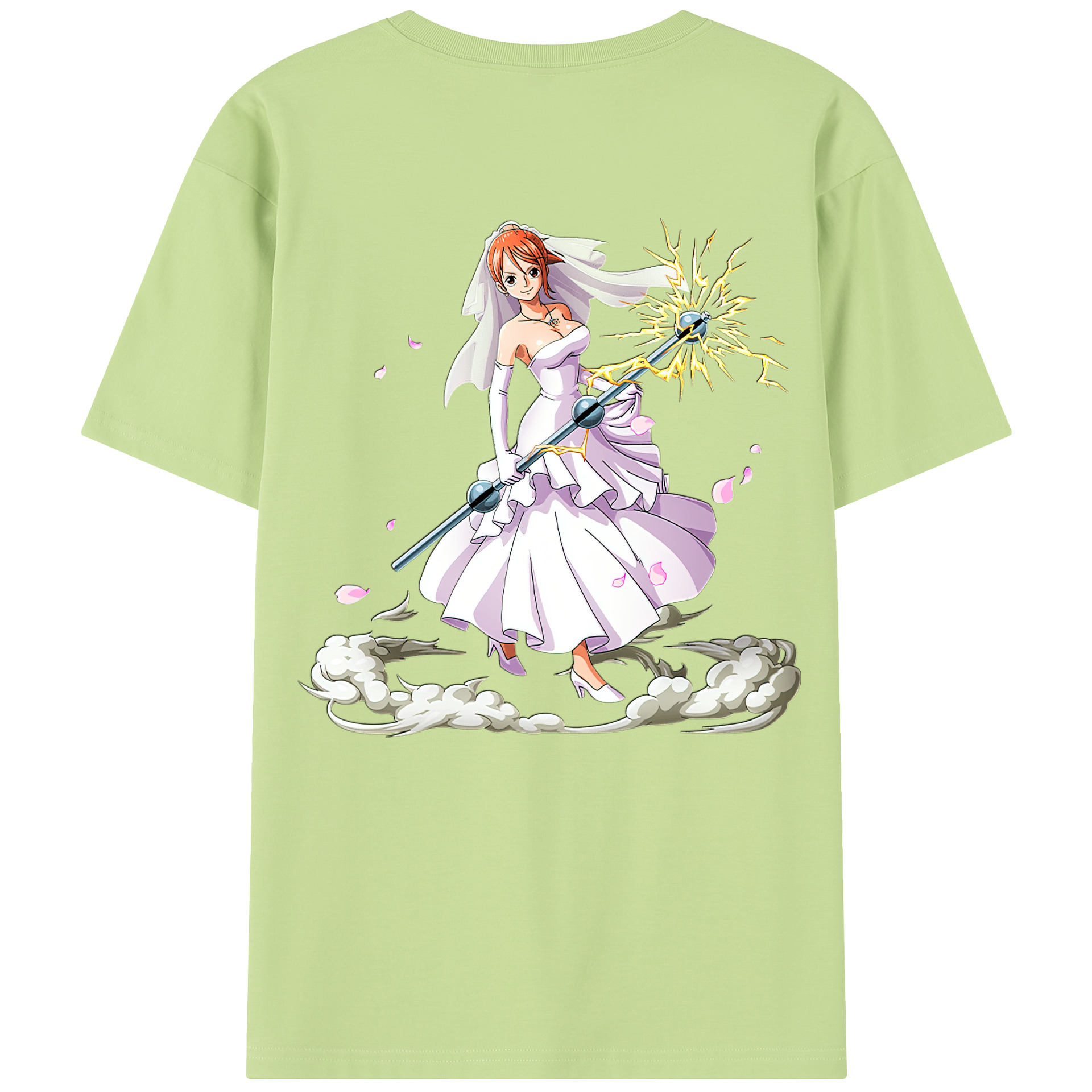 ワンピース ナミ ONE PIECE Nami 綿100％半袖Tシャツ（背面プリント）